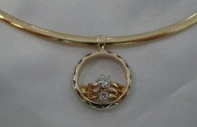 Custom Designed and Crafted Jewelry piece created by GoldSmith Jewelers of Little Falls